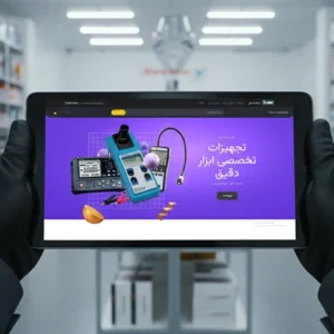 طراحی سایت شرکت باروس صنعت آیریا