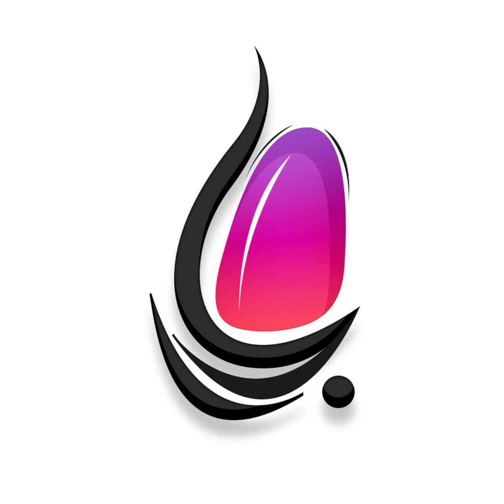 لوگوی کاشت ناخن بهار؛ طراحی حرفه‌ای توسط ریتون وب استودیو