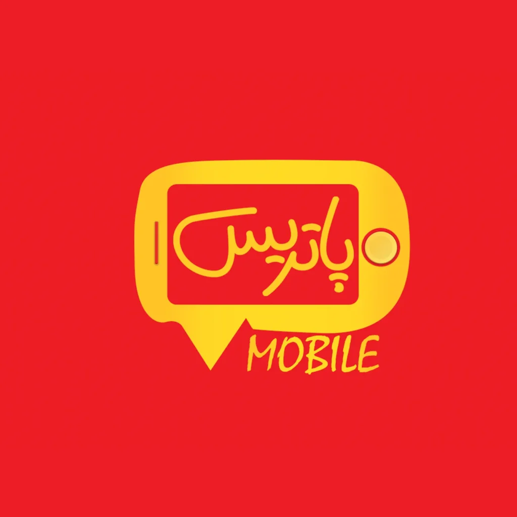 طراحی لوگو فروشگاه موبایل پاتریس توسط ریتون وب استودیو با سبک خلاقانه و حرفه‌ای