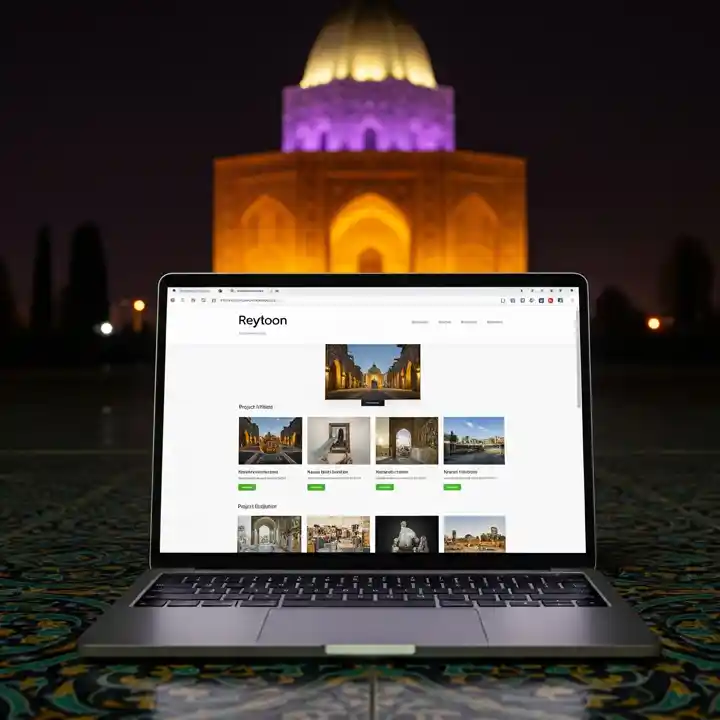 تصویر طراحی وبسایت شخصی| ریتون وب