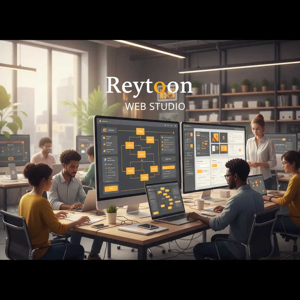 نمایش مقایسه طراحی سایت ارزان و حرفه‌ای، نکات ریسک و فرصت – Reytoon Web Studio