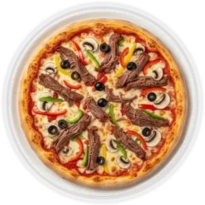 قارچ و گوشت (رست بیف)